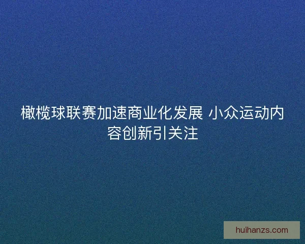 橄榄球联赛加速商业化发展 小众运动内容创新引关注